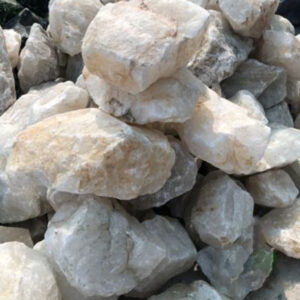 Đá thạch anh trắng dạng thô
