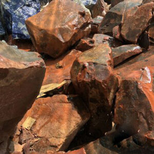 Đá thô đỏ Jasper
