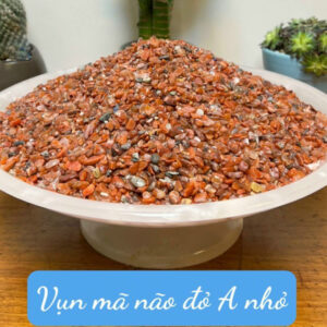 Đá mã não đỏ dạng hạt nhỏ