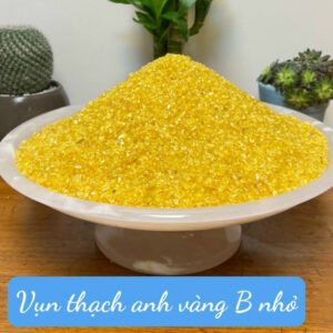 Đá thạch anh Vàng dạng hạt cám nhỏ