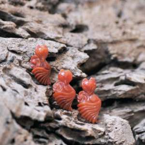 Mặt dây chuyền hồ ly đá Carnelian chín đuôi