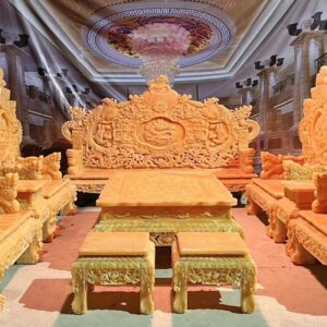 Bàn ghế đá ngọc hoàng long