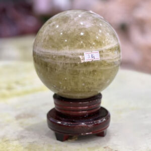 Quả Cầu Đá Thạch Anh Vàng 3.0kg